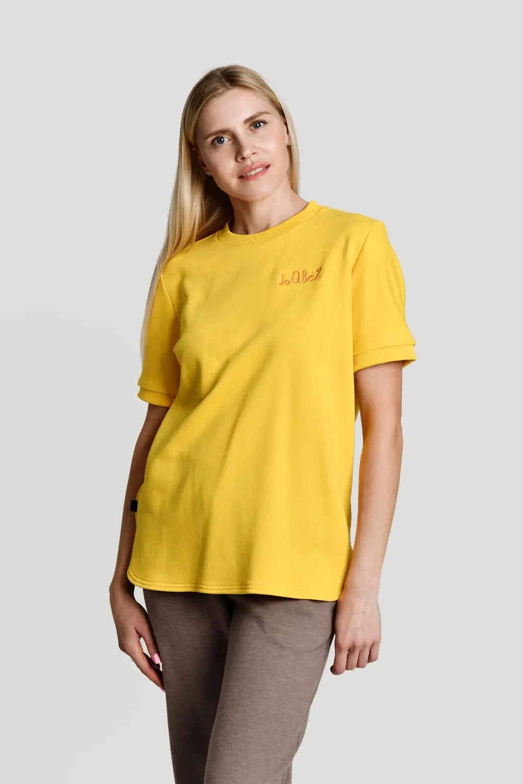 Stress-free yellow T-shirt