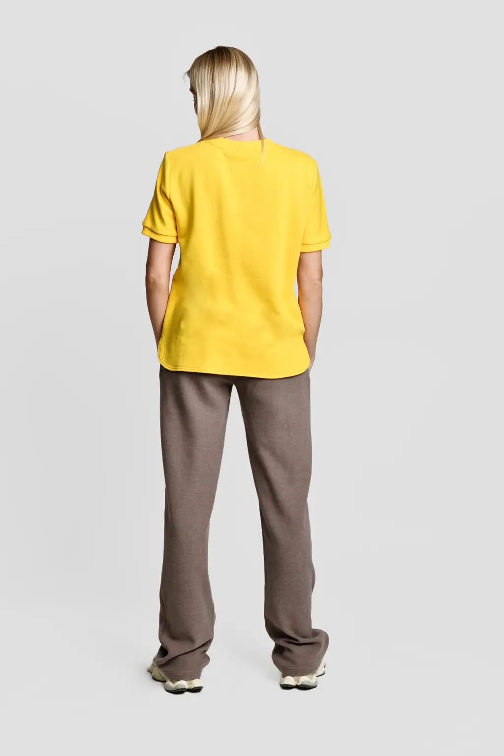 Stress-free yellow T-shirt