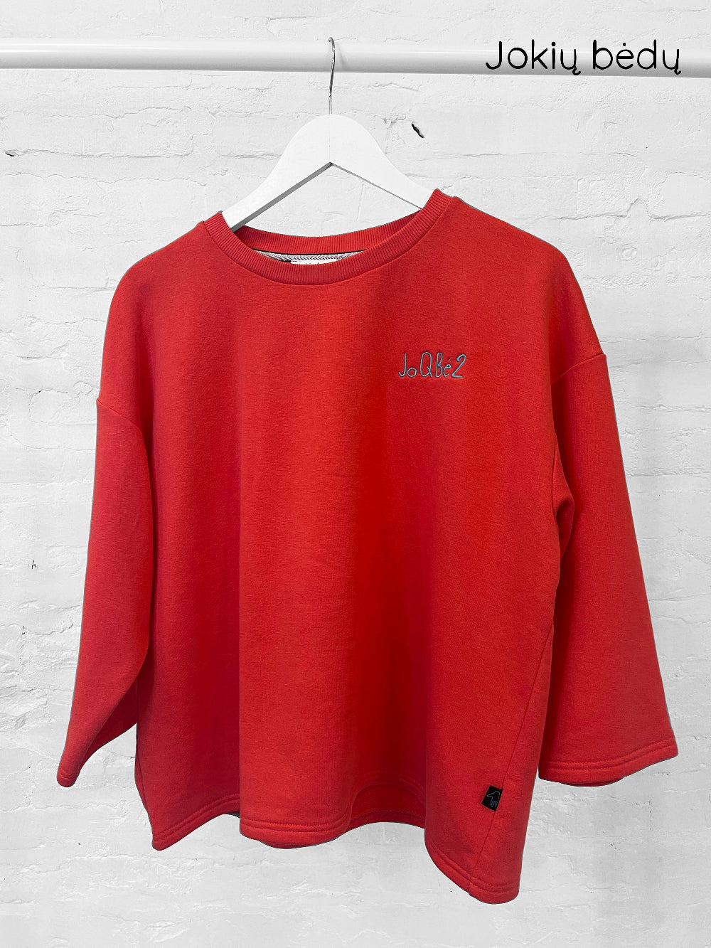 Oversized Coral Sweatshirt
