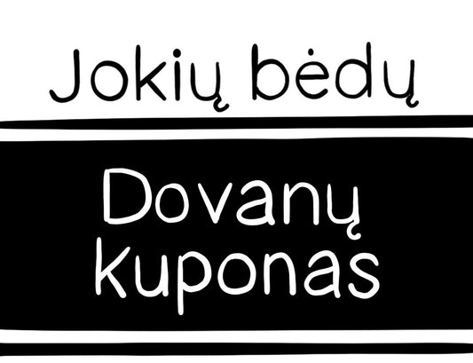 “Jokių bėdų” Gift Card