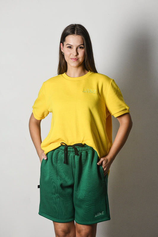 Shorts with soft fleece lining